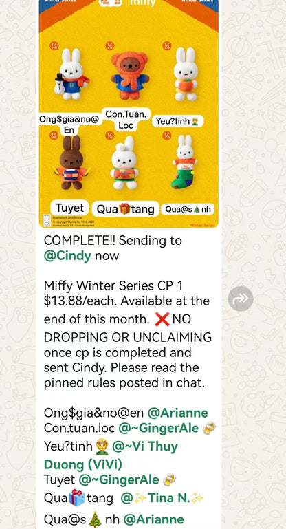 CP 1 Miffy Winter Series 11.11