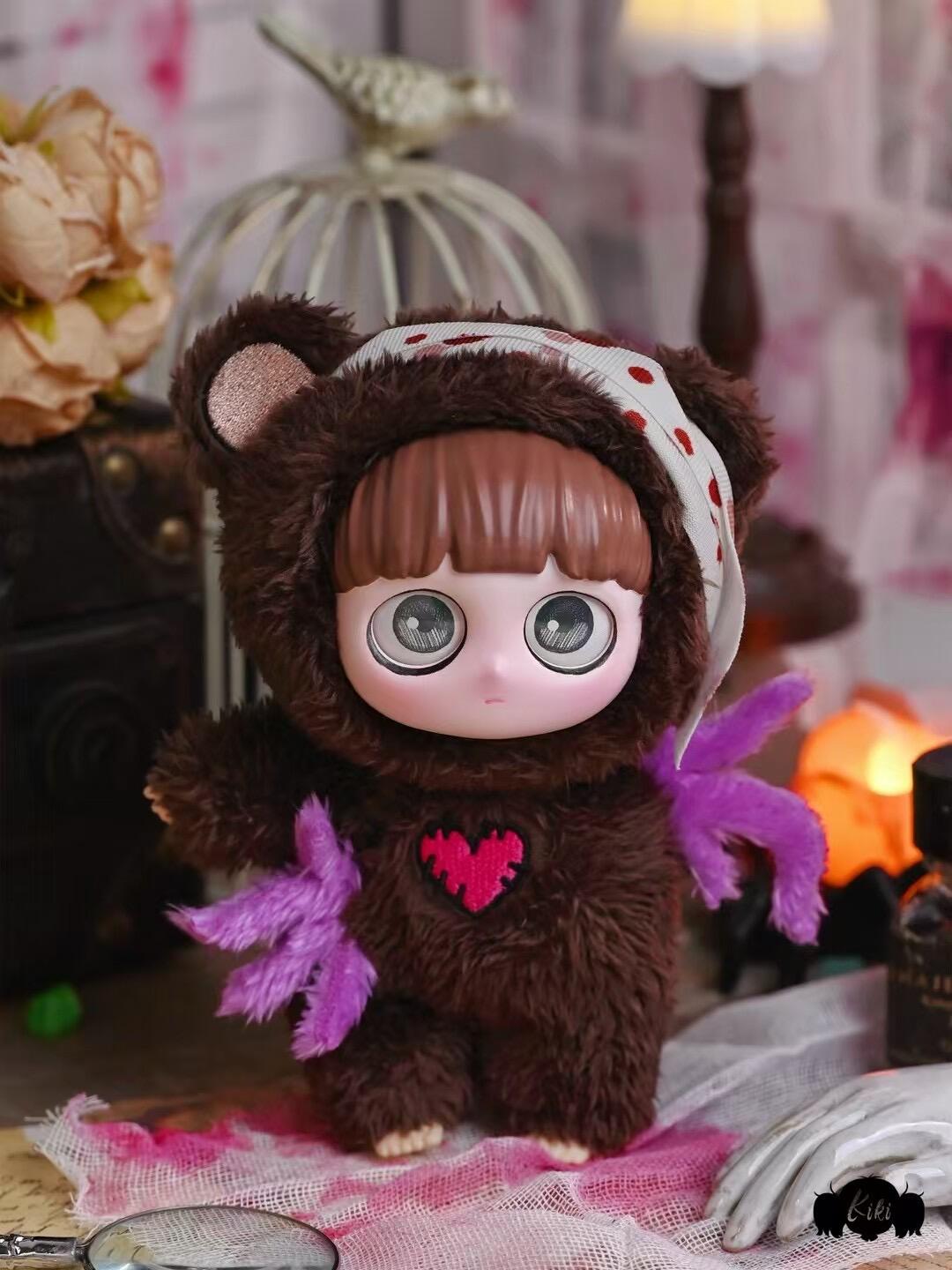 kiki night elves plush toy doll blind box series