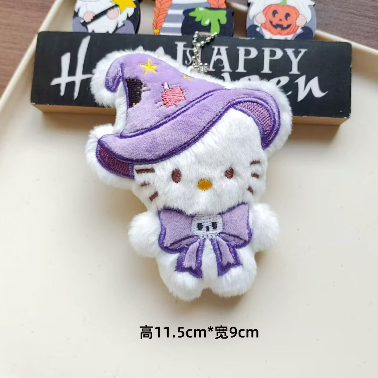 Halloween Hk Hello Kitty Plush Pendant