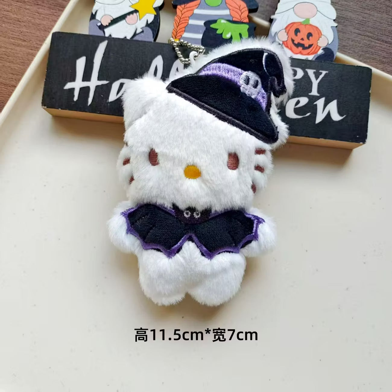 Halloween Hk Hello Kitty Plush Pendant