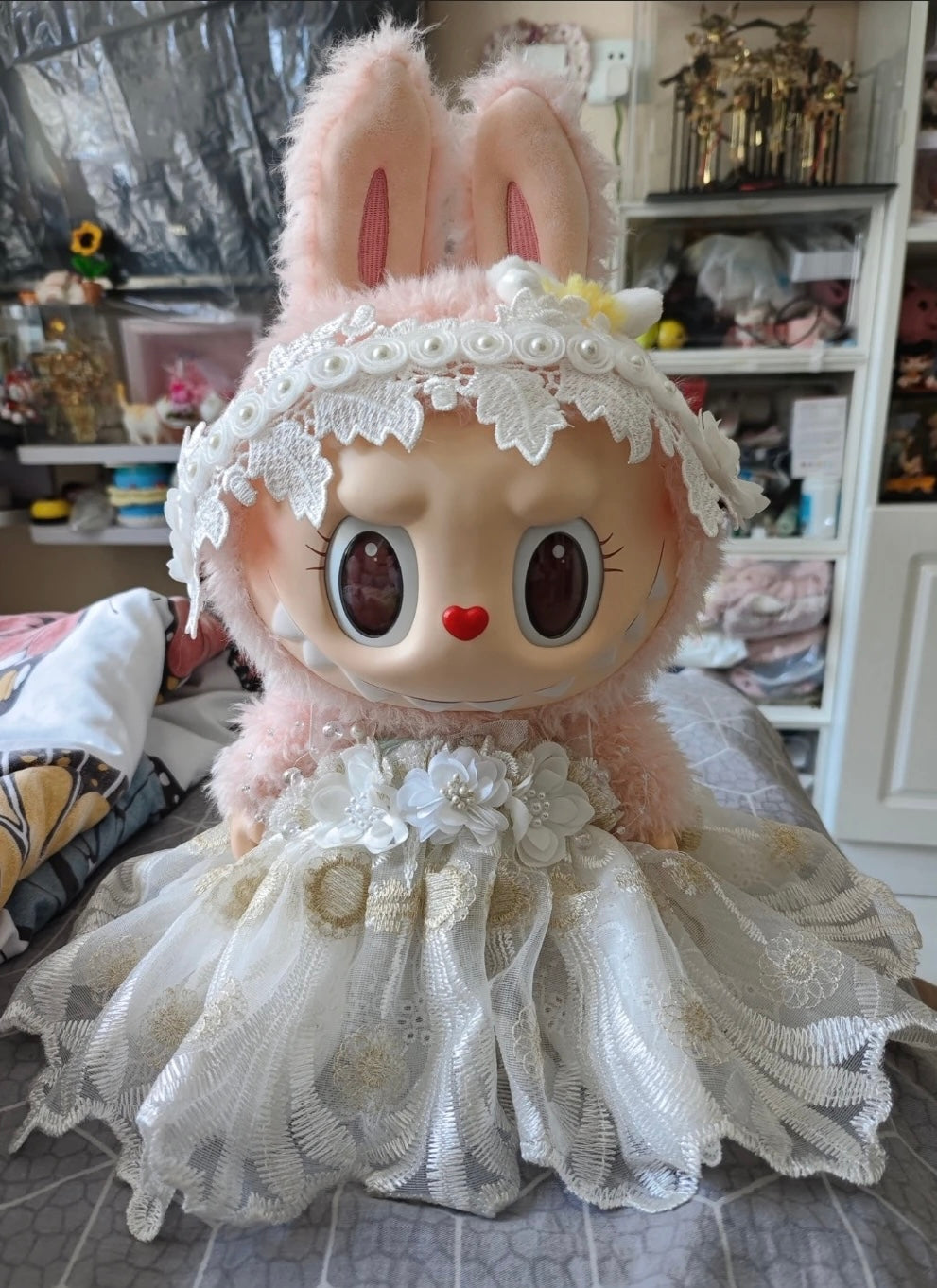 Clothes for bb3 labubu Macaron Baby Three 400%/Mini Lovely
