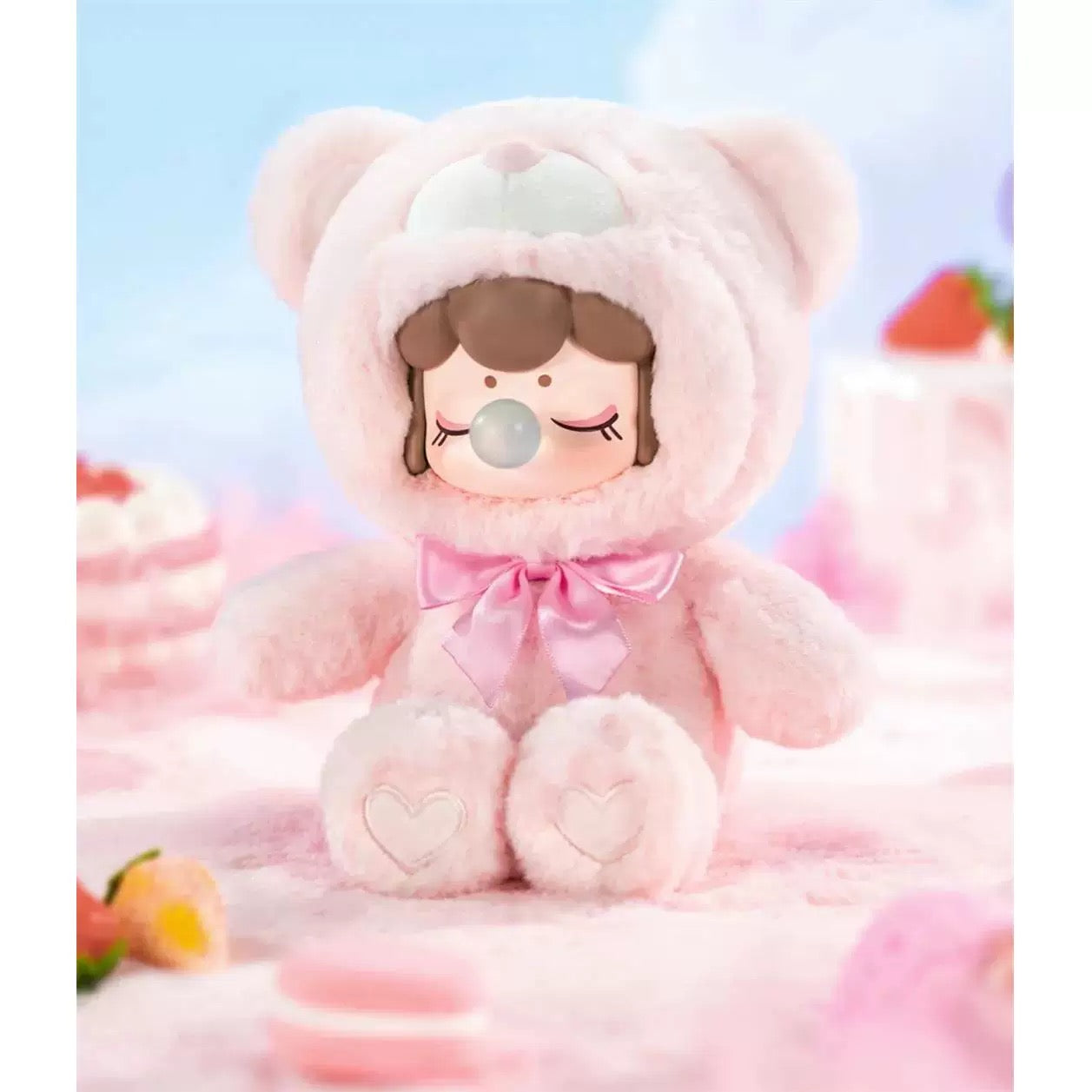 Nanci Chocolate Colorful Plush Bear Plushies(Pre-order)