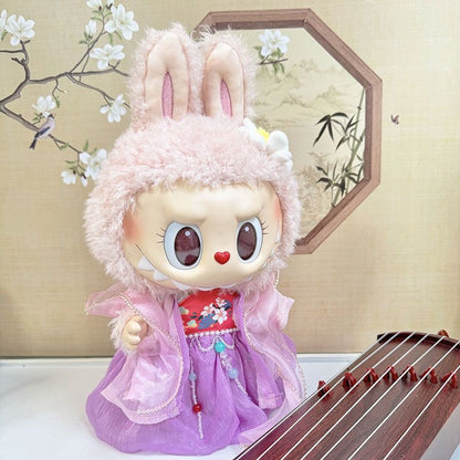 Clothes for bb3 labubu Macaron Baby Three 400%/Mini Lovely