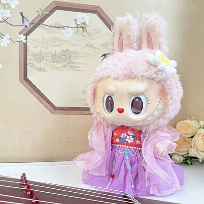 Clothes for bb3 labubu Macaron Baby Three 400%/Mini Lovely