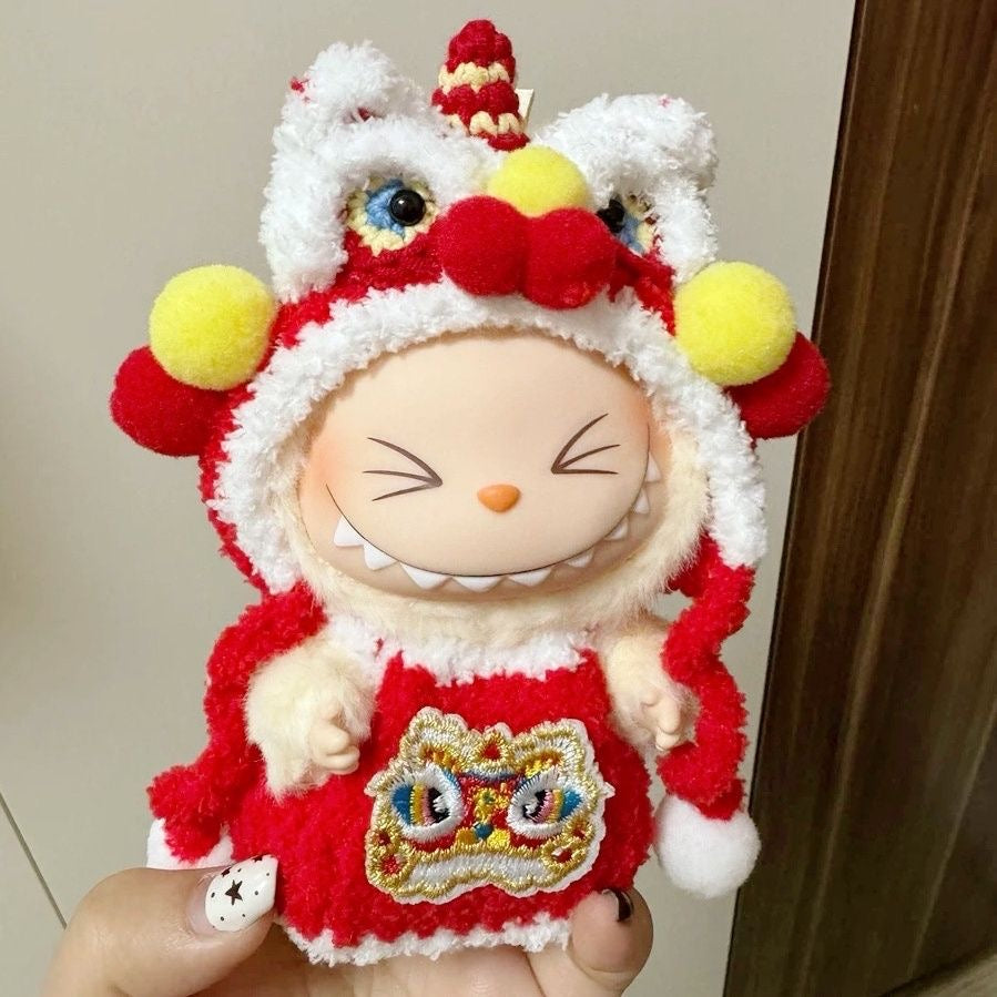 Clothes for bb3 labubu Macaron Baby Three 400%/Mini Lovely