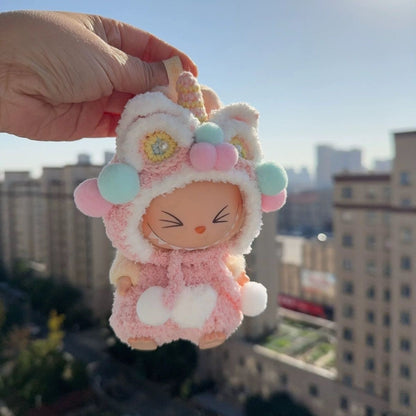 Clothes for bb3 labubu Macaron Baby Three 400%/Mini Lovely