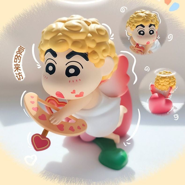 Shin-chan Crayon Fluffy Panda Bacon Figure