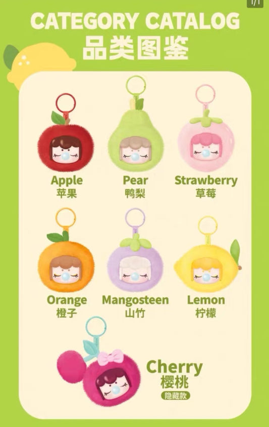 nanci fruit mood plush pendant