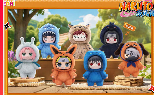 EAKI Naruto Cute Beast Party Plush Keychain Pendant(pre-order) ship within 5-7 days
