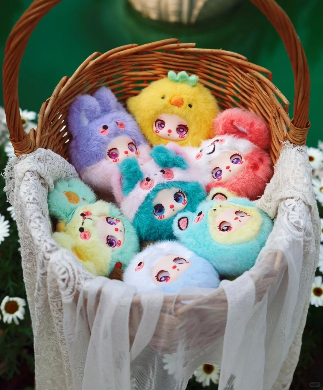 liila's garden tea paty mini plush pendant