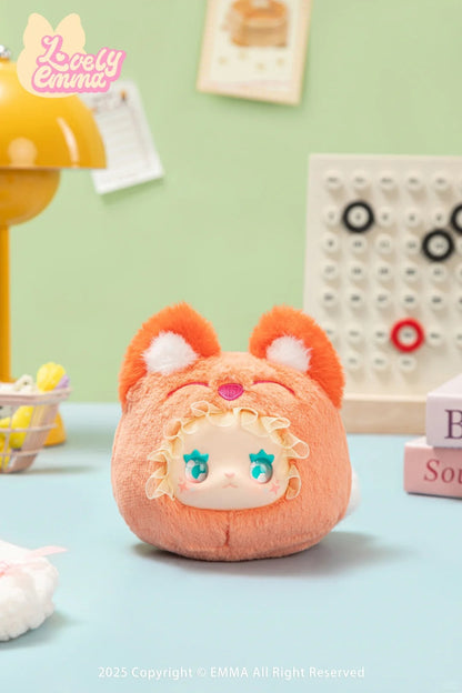 LOVE EMMA rua rua zoo vinyl face plush keychain