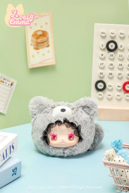 LOVE EMMA rua rua zoo vinyl face plush keychain