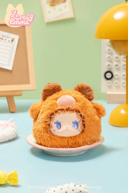 LOVE EMMA rua rua zoo vinyl face plush keychain