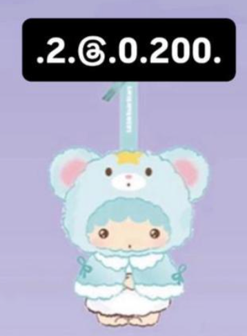 cp 1 SANRIO LITTLE CAPE PLUSH  1119