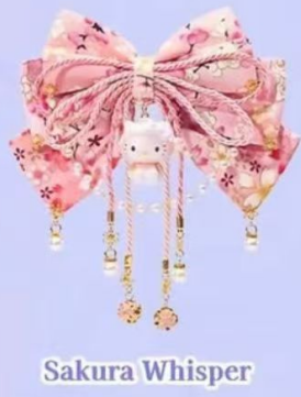 CP1 Hello kitty Sakura Bows  1212