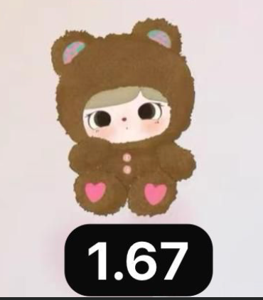 cp 3 Tutubear plush 1220