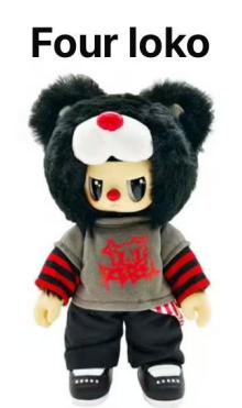 CP2 Rebel Bear Moveable Street Series 1221