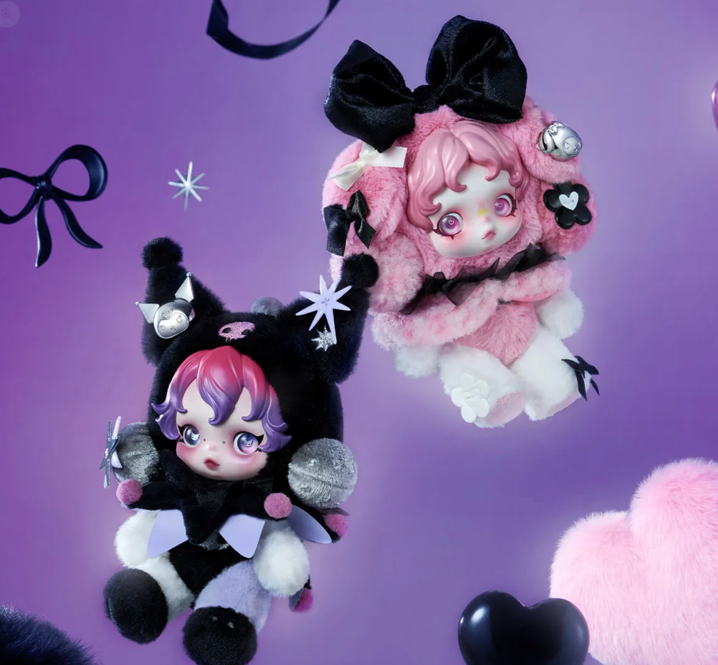 Skullpanda x Kuromi or Melody Hanging Card With Box(pre-order)