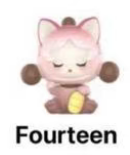 CP3 Popmart Lucky Cat Mini Pop Bean 0120