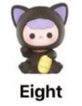CP3 Popmart Lucky Cat Mini Pop Bean 0120