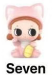 CP3 Popmart Lucky Cat Mini Pop Bean 0120