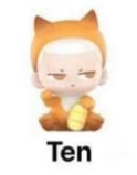 CP3 Popmart Lucky Cat Mini Pop Bean 0120