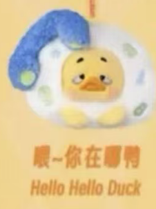 CP1 Upset Duck little secret Duck earphone bag 0126