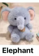 (sample left)CP1 Xiangdundun animals PLUSHIES (6.3inch high) 0205