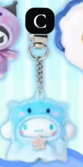 CP1 Sanrio Character Keychain Sea Creature 0215