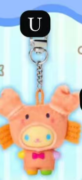 CP1 Sanrio Character Keychain Sea Creature 0215