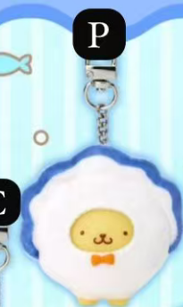 CP1 Sanrio Character Keychain Sea Creature 0215