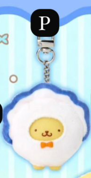 cp 2 Sanrio Character Keychain Sea Creature 0215