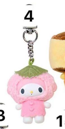 CP1 Sanrio Character Keychain Sweets 0216