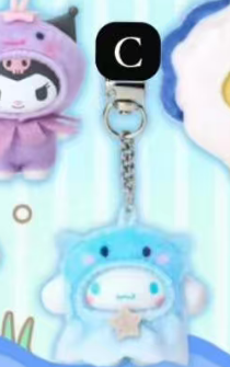 CP3 Sanrio Character Keychain Sea Creature 0216