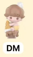CP7 POP Bean Bubble Mates Ice Cream Cone 0219