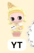 CP7 POP Bean Bubble Mates Ice Cream Cone 0219