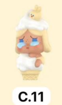 cp 4 POP Bean Bubble Mates Ice Cream Cone 0219