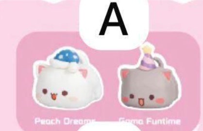 cp 2 Peach cat Sweet Mini universe 0222