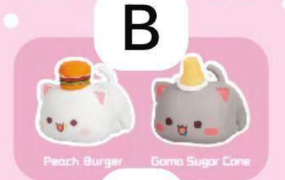 cp 2 Peach cat Sweet Mini universe 0222