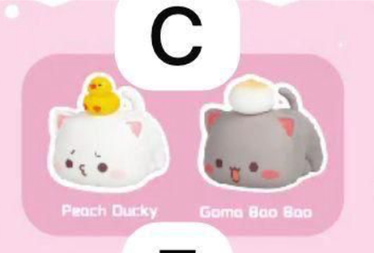 cp 2 Peach cat Sweet Mini universe 0222