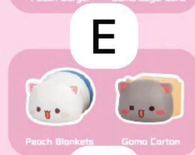 cp 2 Peach cat Sweet Mini universe 0222