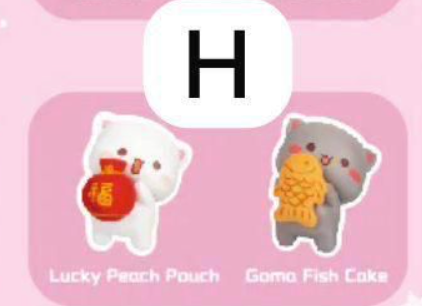 cp 2 Peach cat Sweet Mini universe 0222
