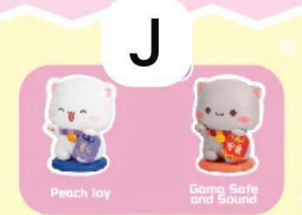 cp 2 Peach cat Sweet Mini universe 0222