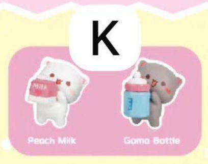 cp 2 Peach cat Sweet Mini universe 0222