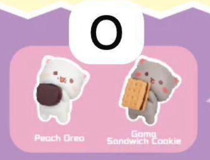 cp 2 Peach cat Sweet Mini universe 0222