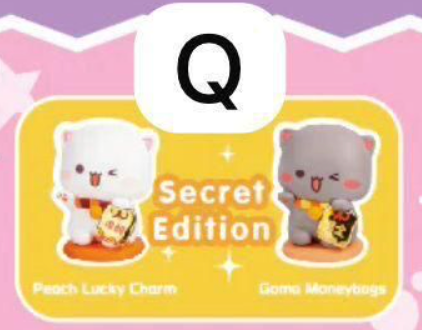cp 2 Peach cat Sweet Mini universe 0222