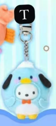 CP 4 Sanrio Character Keychain Sea Creature 0303