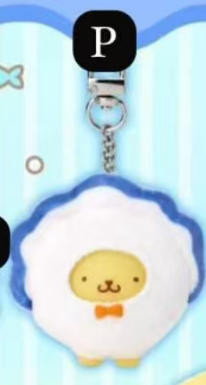 CP 4 Sanrio Character Keychain Sea Creature 0303