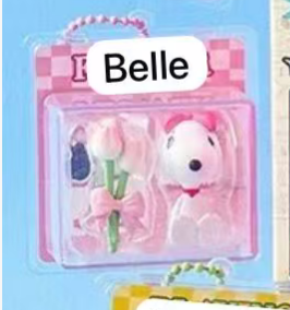 Cp 2 Snoopy PINK ME Series Mini Hanging Card 0308