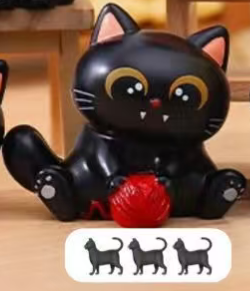 Cp 1 Black Meow Meow Cat Theater 0315